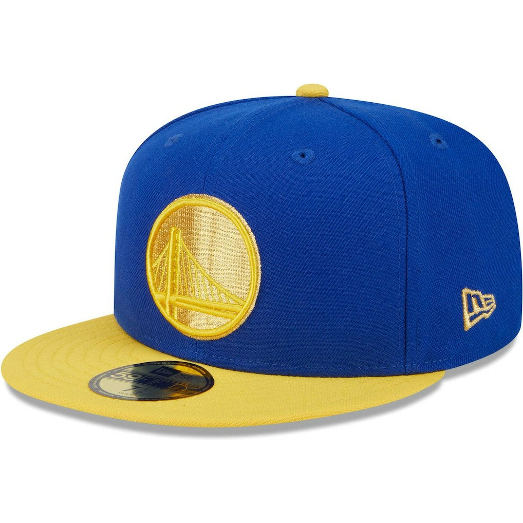 Golden State Warriors Gameday Gold Pop Stars 59FIFTY Fitted Hat Royal/Gold - New Era