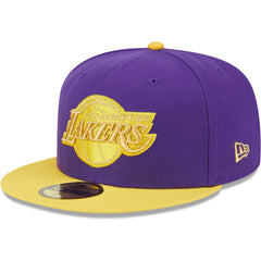 Los Angeles Lakers Gameday Gold Pop Stars 59FIFTY Fitted Hat Purple/Gold - New Era