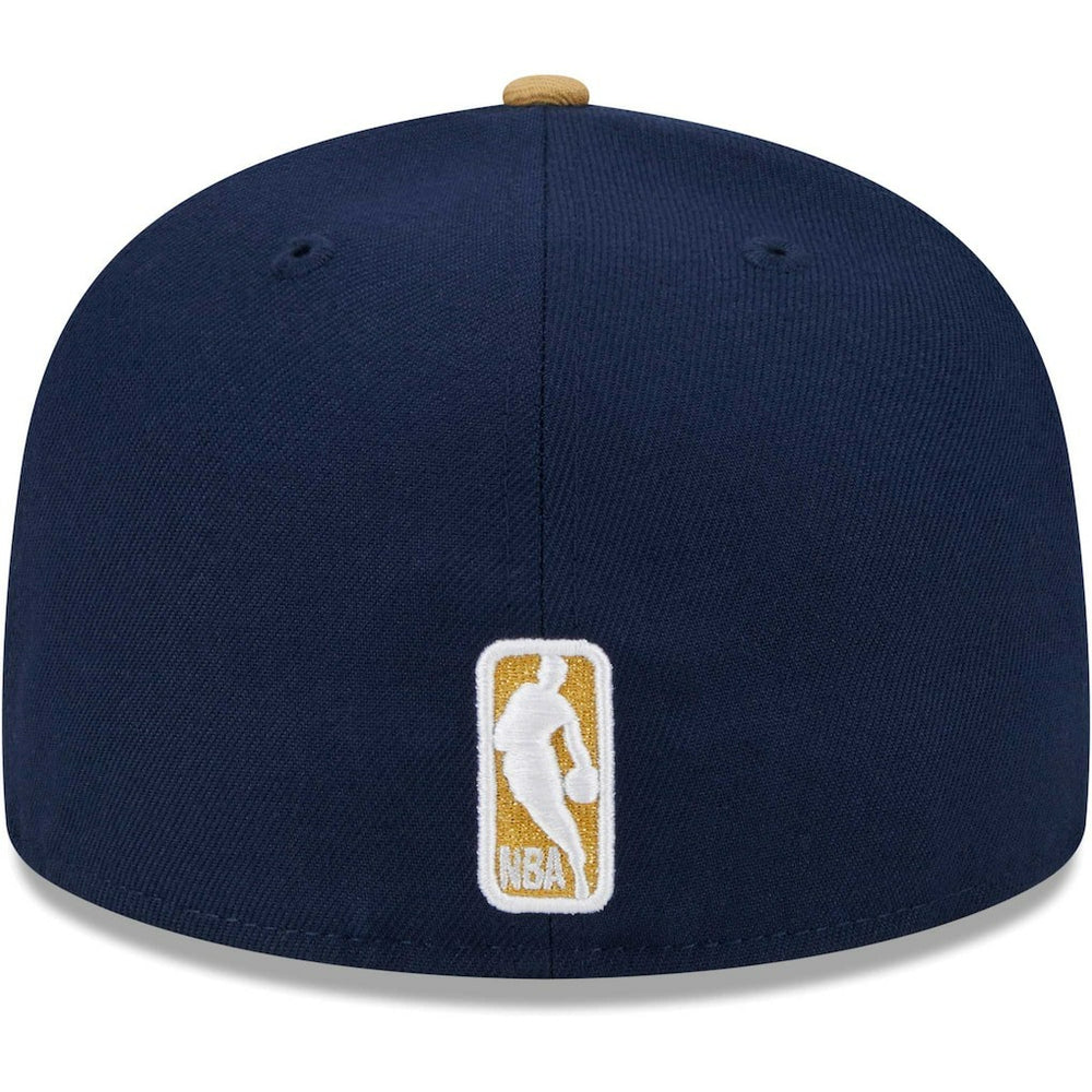 New Orleans Pelicans Gameday Gold Pop Stars 59FIFTY Fitted Hat Navy/Gold - New Era