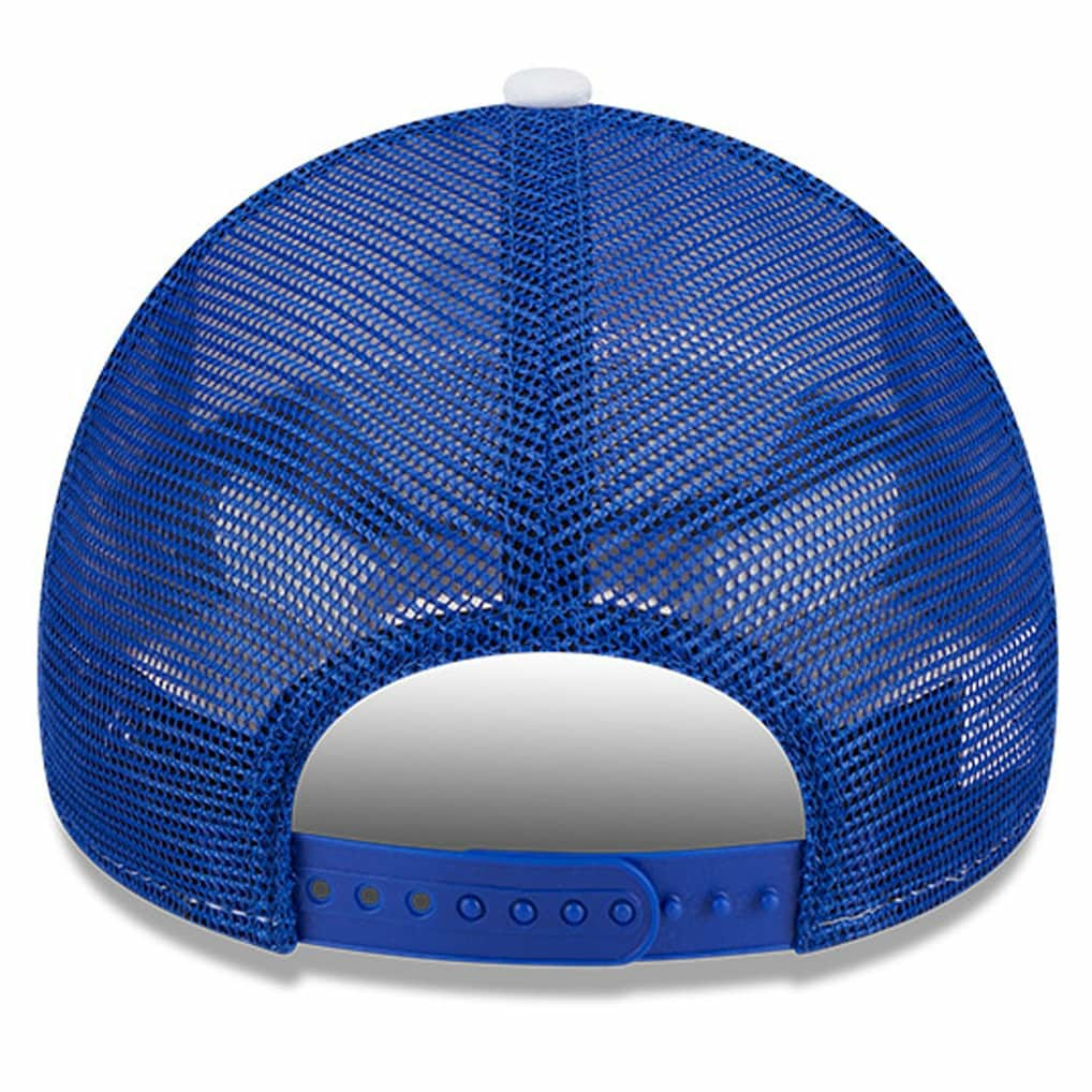 Philadelphia 76ers Court Sport Foam A-Frame 9FORTY Adjustable Trucker Hat White/Royal - New Era