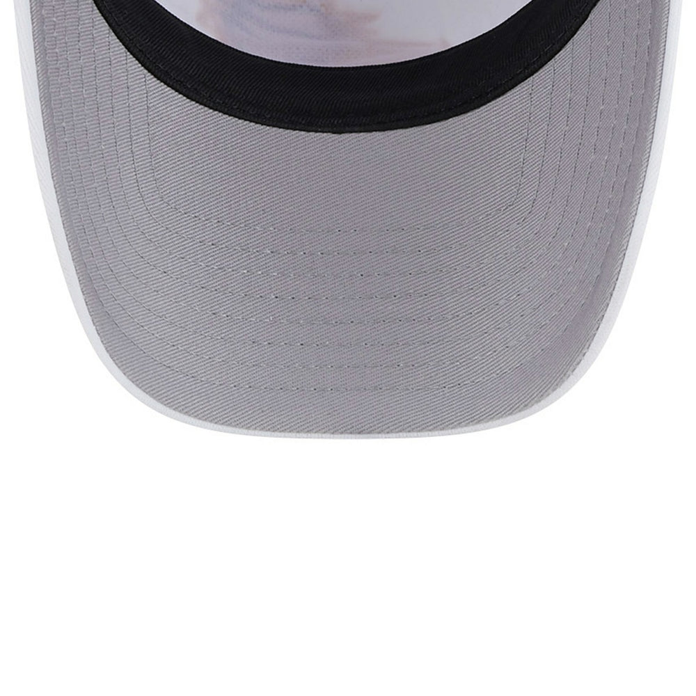 Phoenix Suns Court Sport Foam A-Frame 9FORTY Adjustable Trucker Hat White/Purple - New Era