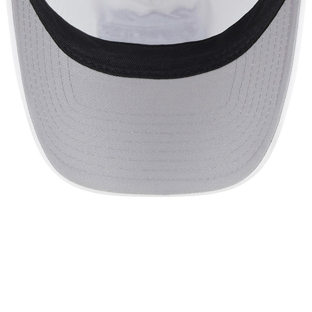 Sacramento Kings Court Sport Foam A-Frame 9FORTY Adjustable Trucker Hat White/Black - New Era