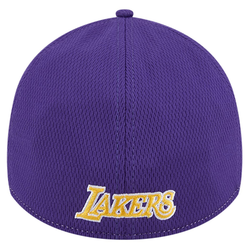 Los Angeles Lakers Two-Tone 39THIRTY Flex Hat Heather Gray/Purple - New Era