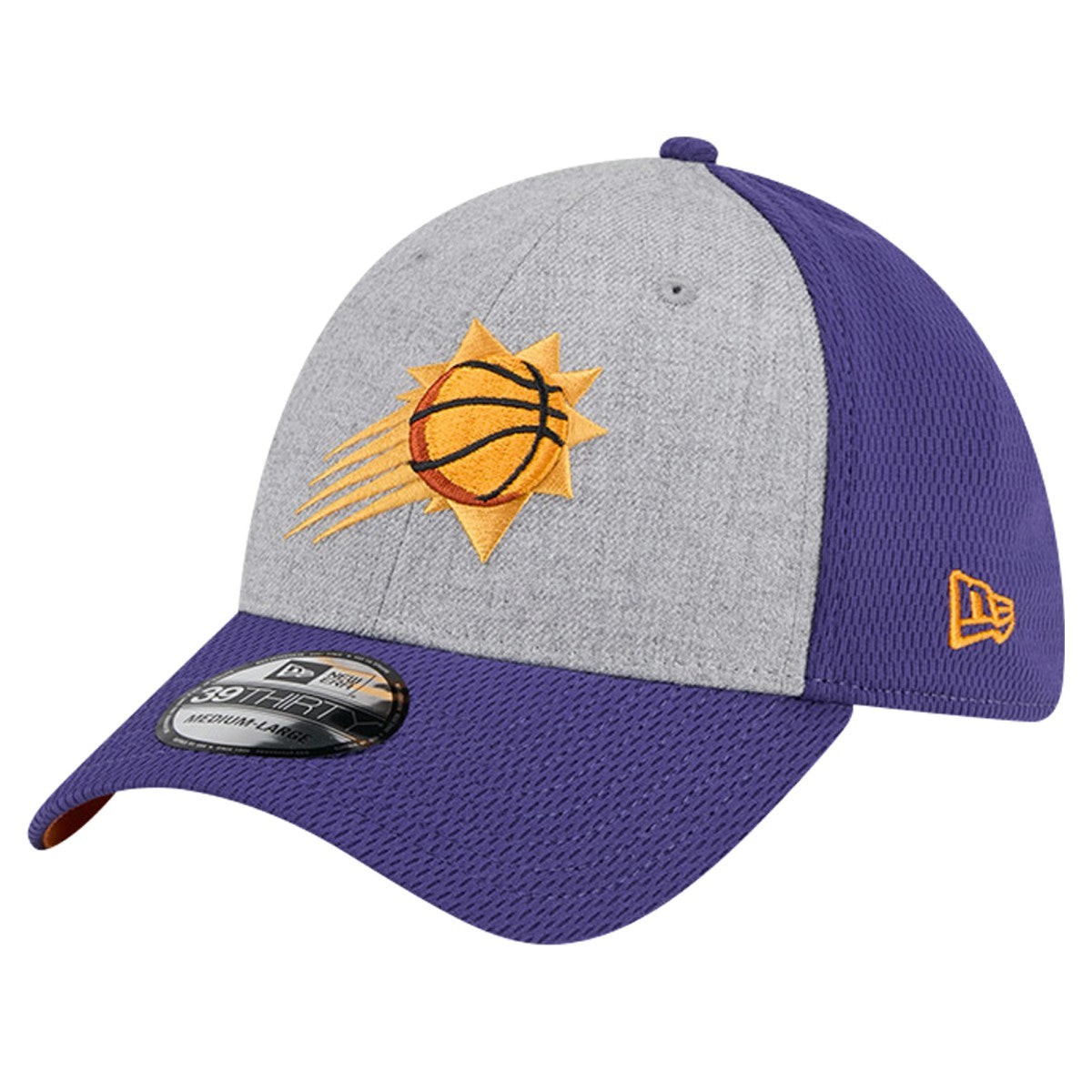 Phoenix Suns Two-Tone 39THIRTY Flex Hat Heather Gray/Purple - New Era