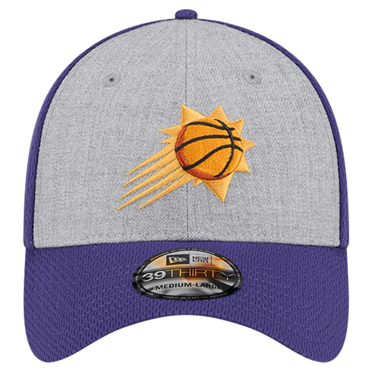 Phoenix Suns Two-Tone 39THIRTY Flex Hat Heather Gray/Purple - New Era