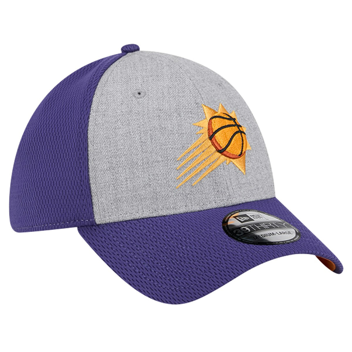 Phoenix Suns Two-Tone 39THIRTY Flex Hat Heather Gray/Purple - New Era