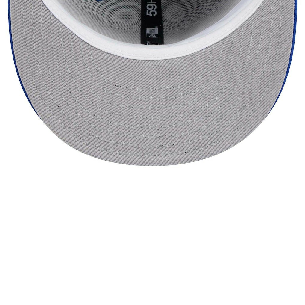 Golden State Warriors Game Day Hollow Logo Mashup 59FIFTY Fitted Hat Royal - New Era