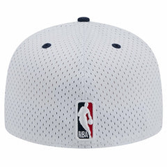 New Orleans Pelicans Throwback 2Tone 59FIFTY Fitted Hat White/Navy - New Era