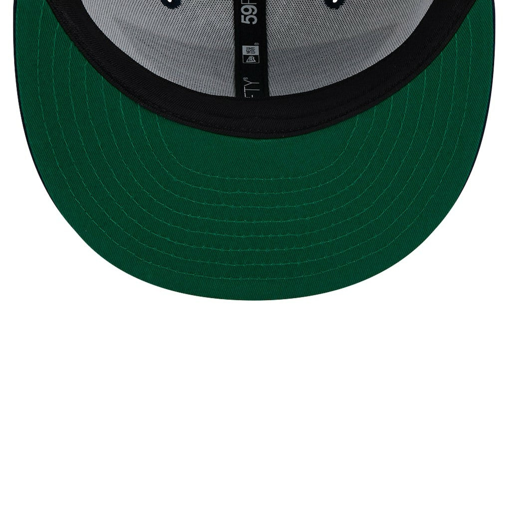 New Orleans Pelicans Throwback 2Tone 59FIFTY Fitted Hat White/Navy - New Era