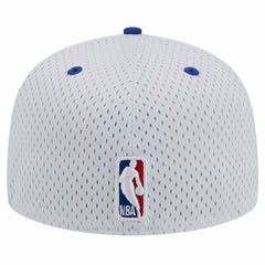 Philadelphia 76ers Throwback 2Tone 59FIFTY Fitted Hat White/Royal - New Era