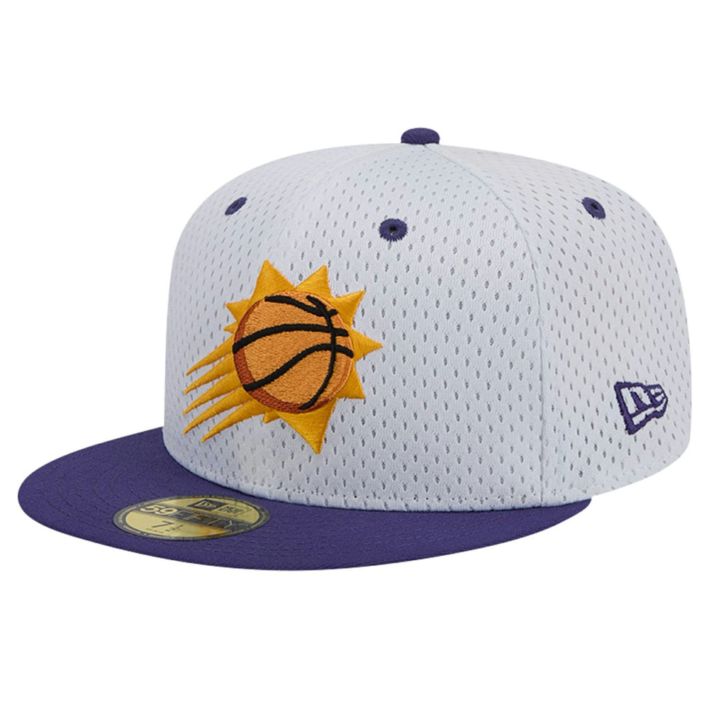 Phoenix Suns Throwback 2Tone 59FIFTY Fitted Hat White/Purple - New Era