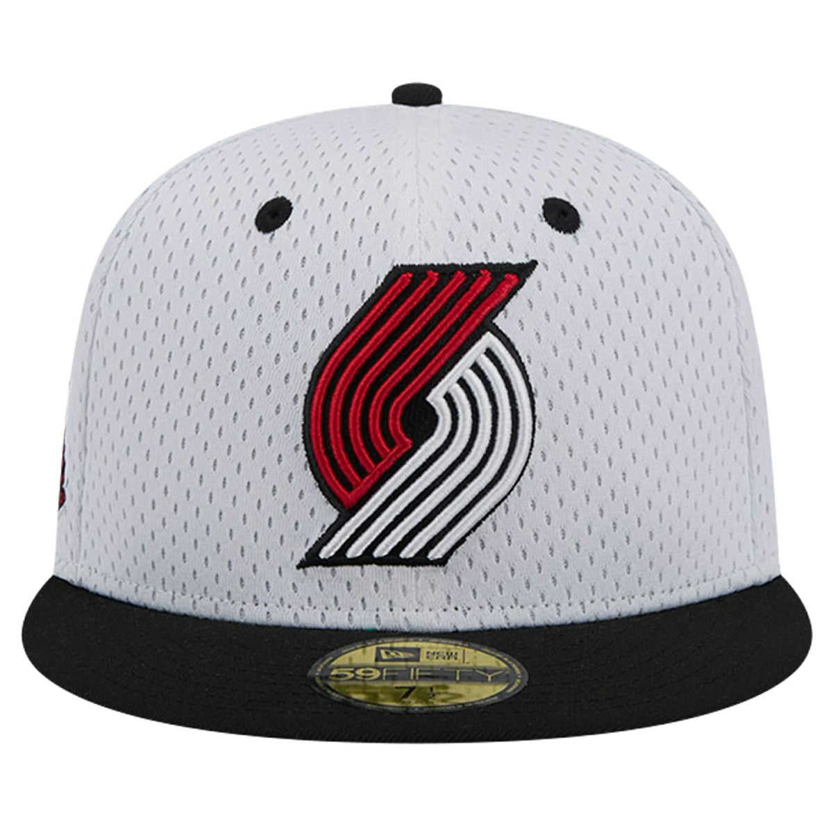 Portland Trail Blazers Throwback 2Tone 59FIFTY Fitted Hat White/Black - New Era outlet