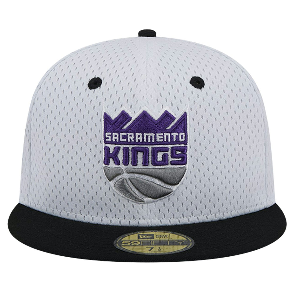Sacramento Kings Throwback 2Tone 59FIFTY Fitted Hat White/Black - New Era