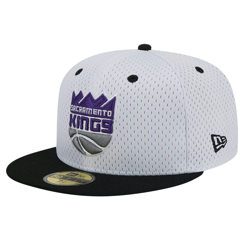 Sacramento Kings Throwback 2Tone 59FIFTY Fitted Hat White/Black - New Era