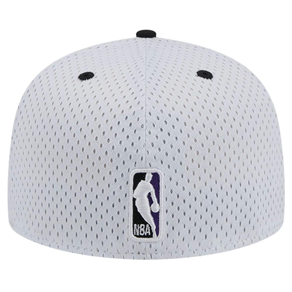 Sacramento Kings Throwback 2Tone 59FIFTY Fitted Hat White/Black - New Era