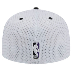 Sacramento Kings Throwback 2Tone 59FIFTY Fitted Hat White/Black - New Era