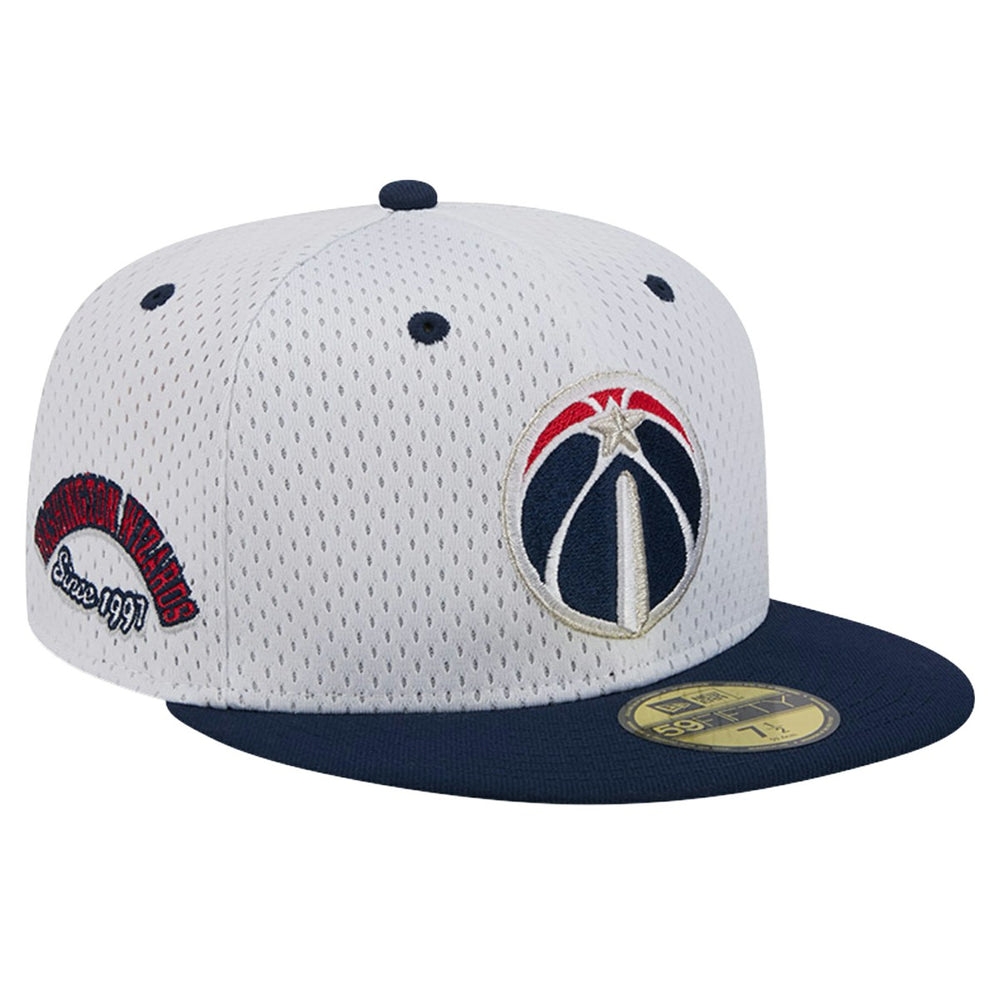 Washington Wizards Throwback 2Tone 59FIFTY Fitted Hat White/Navy - New Era