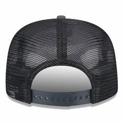 Brooklyn Nets Throwback Team Arch Golfer Snapback Hat Black/Charcoal - New Era