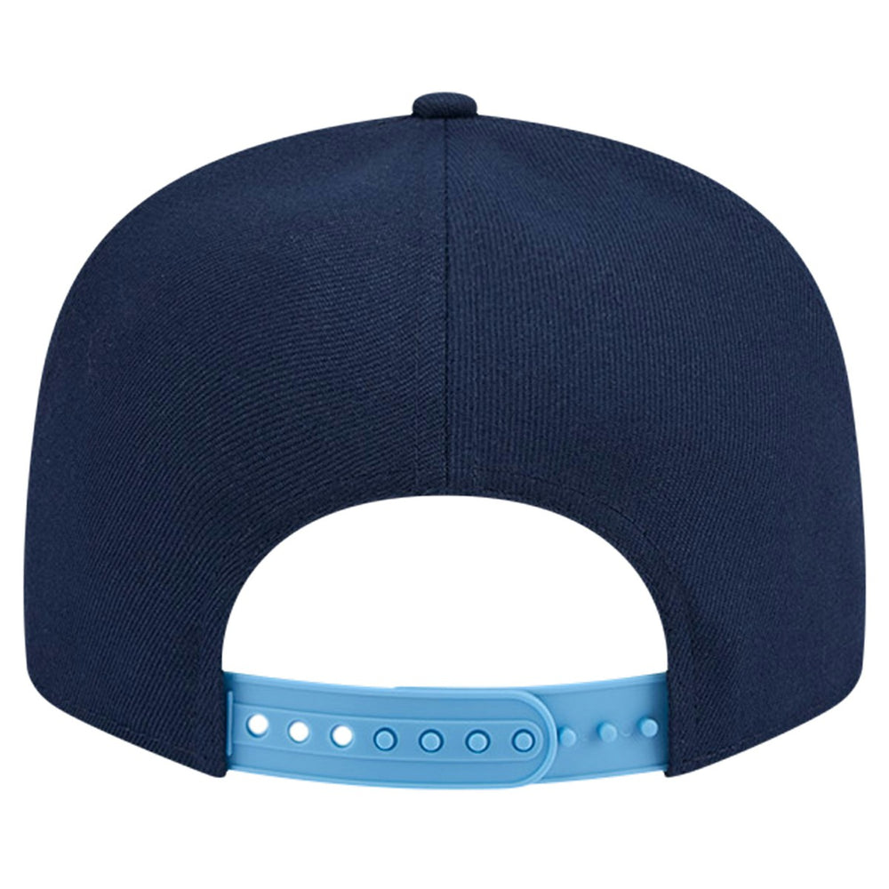 Memphis Grizzlies Throwback Gradient Tech Font 9FIFTY Snapback Hat White/Light Blue - New Era