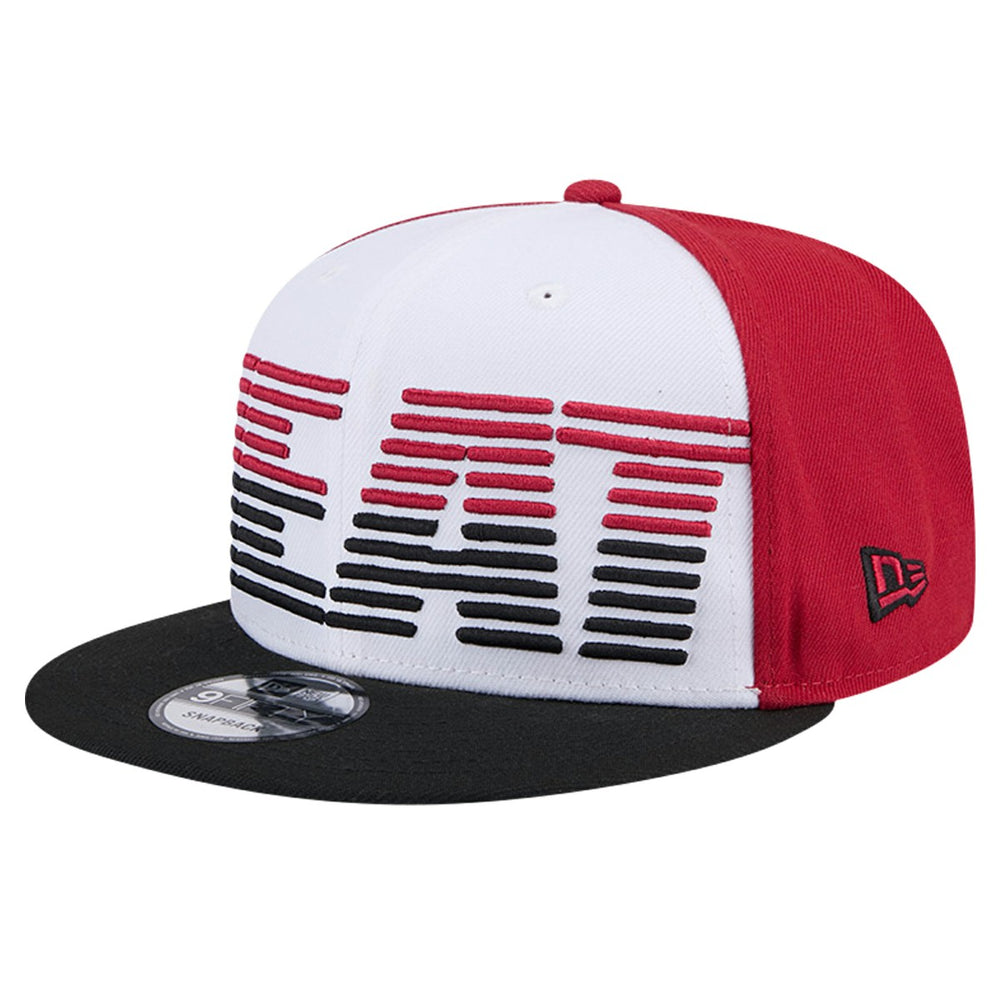 Miami Heat Throwback Gradient Tech Font 9FIFTY Snapback Hat White/Black - New Era