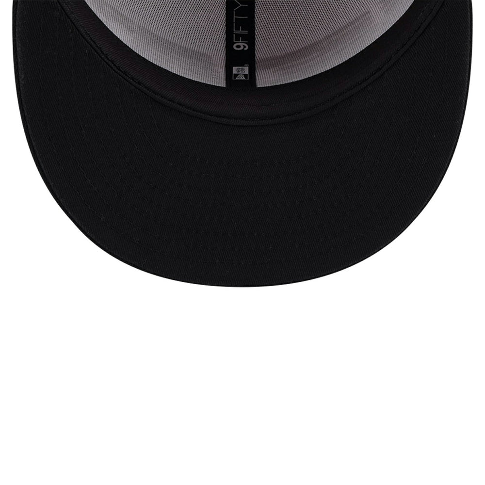 Miami Heat Throwback Gradient Tech Font 9FIFTY Snapback Hat White/Black - New Era