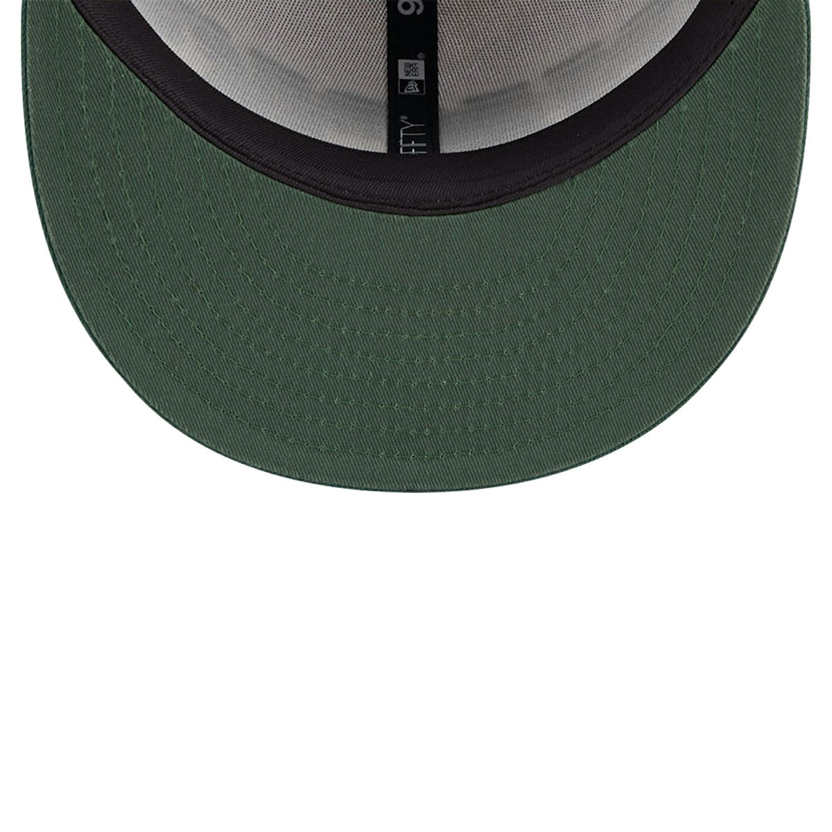 Milwaukee Bucks Throwback Gradient Tech Font 9FIFTY Snapback Hat White/Hunter Green - New Era