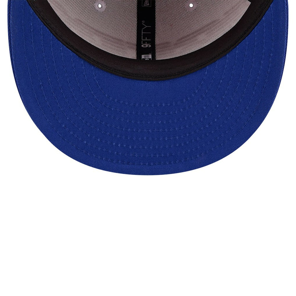 Philadelphia 76ers Throwback Gradient Tech Font 9FIFTY Snapback Hat White/Royal - New Era