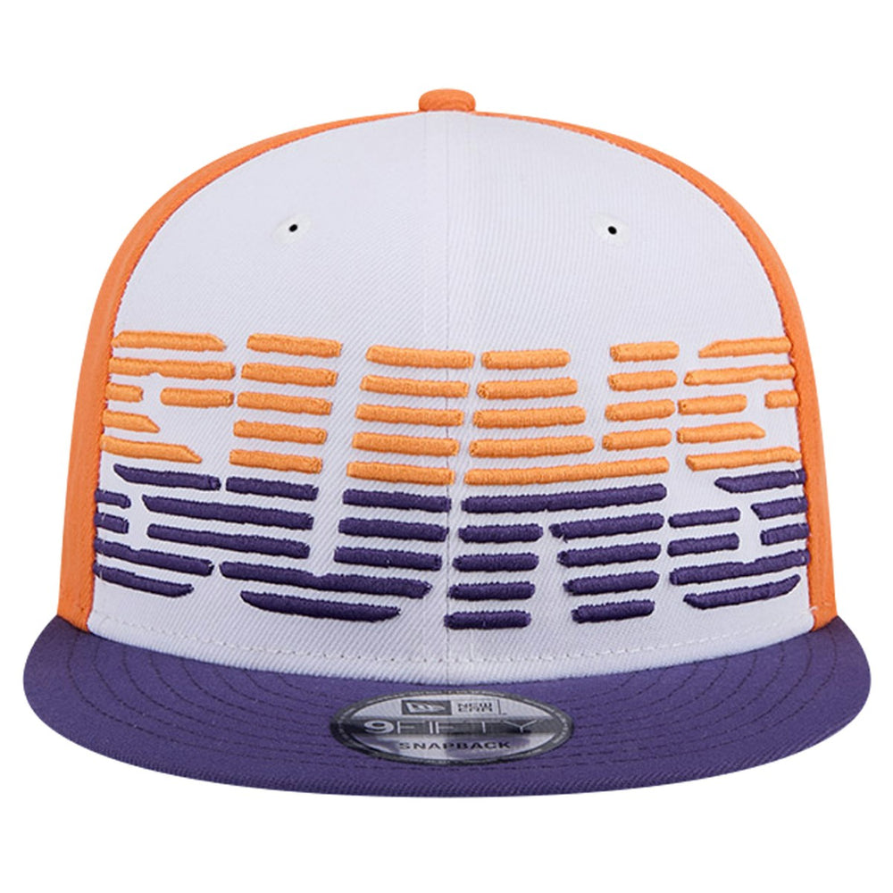 Phoenix Suns Throwback Gradient Tech Font 9FIFTY Snapback Hat White/Purple - New Era