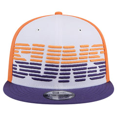 Phoenix Suns Throwback Gradient Tech Font 9FIFTY Snapback Hat White/Purple - New Era