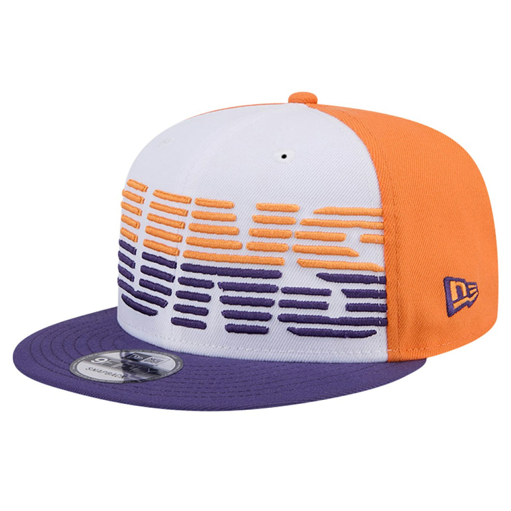 Phoenix Suns Throwback Gradient Tech Font 9FIFTY Snapback Hat White/Purple - New Era
