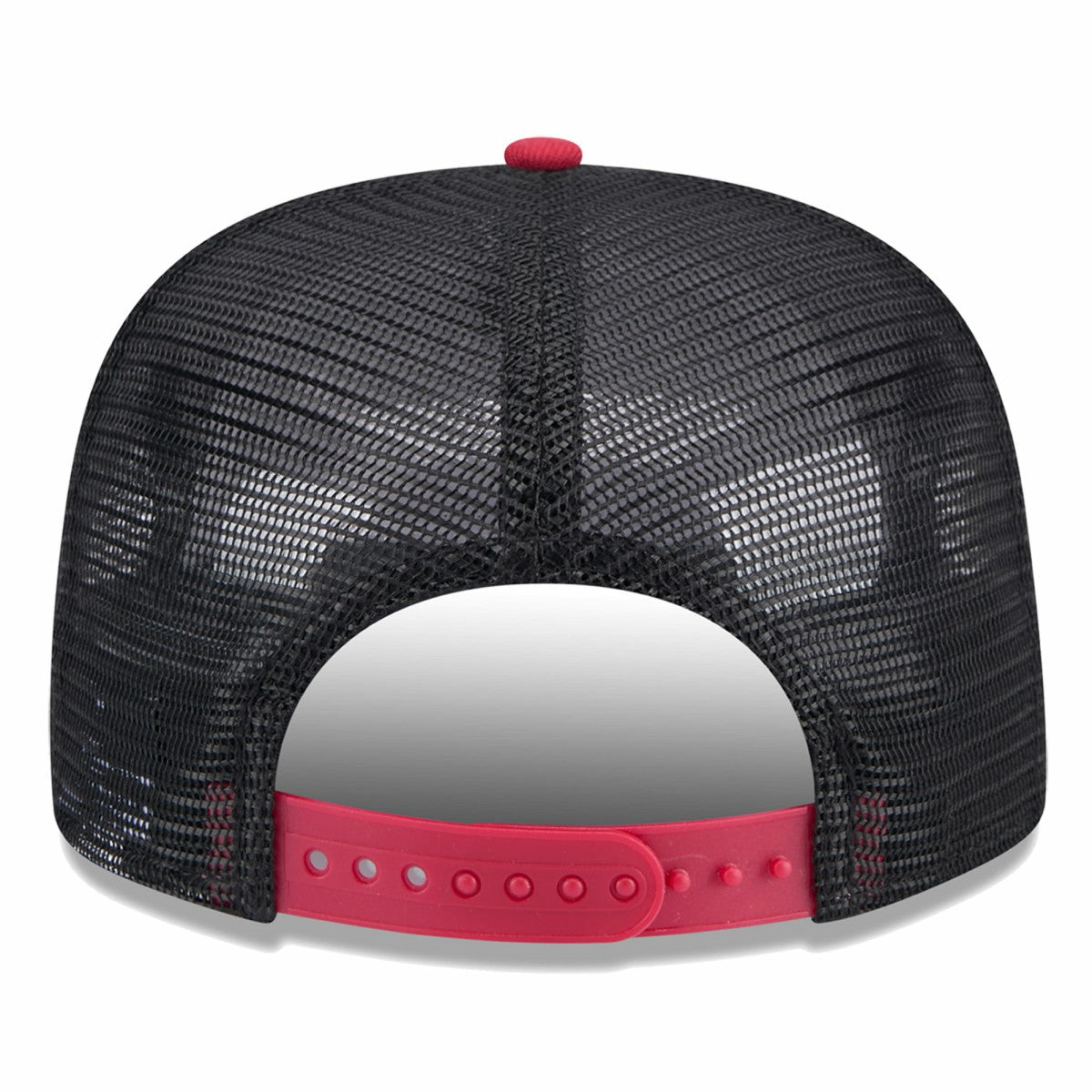 Miami Heat Throwback Team Arch Golfer Snapback Hat Black/Red - New Era