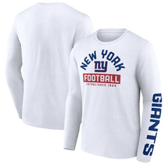New York Giants Long Sleeve T-Shirt - White T-shirts