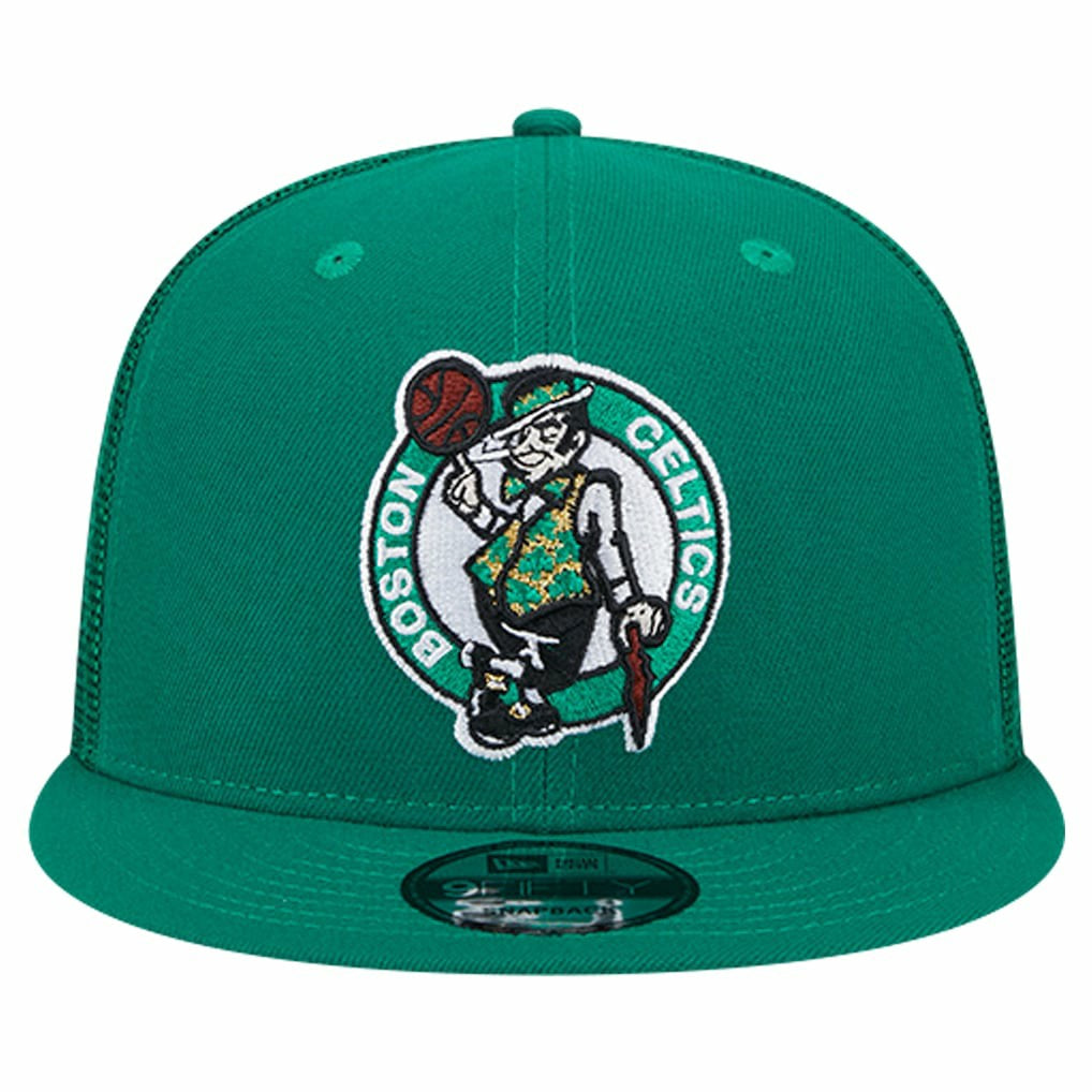 Boston Celtics Meshback 9FIFTY Snapback Hat Kelly Green - New Era