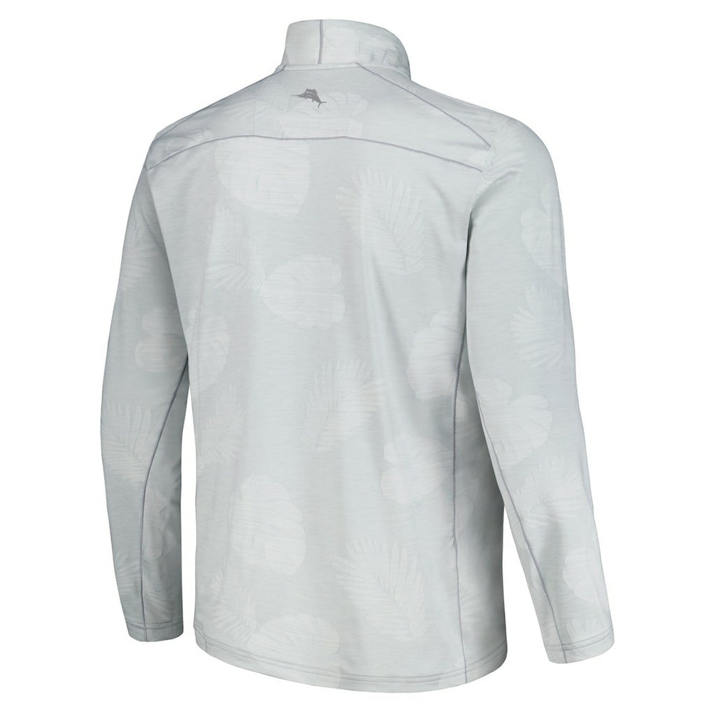 Cincinnati Bengals Delray Frond IslandZone Half-Zip Sweatshirt - Gray Sweatshirts