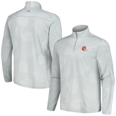 Cleveland Browns Delray Frond IslandZone Half-Zip Sweatshirt - Gray Sweatshirts
