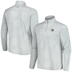 Kansas City Chiefs Delray Frond IslandZone Half-Zip Sweatshirt - Gray Sweatshirts
