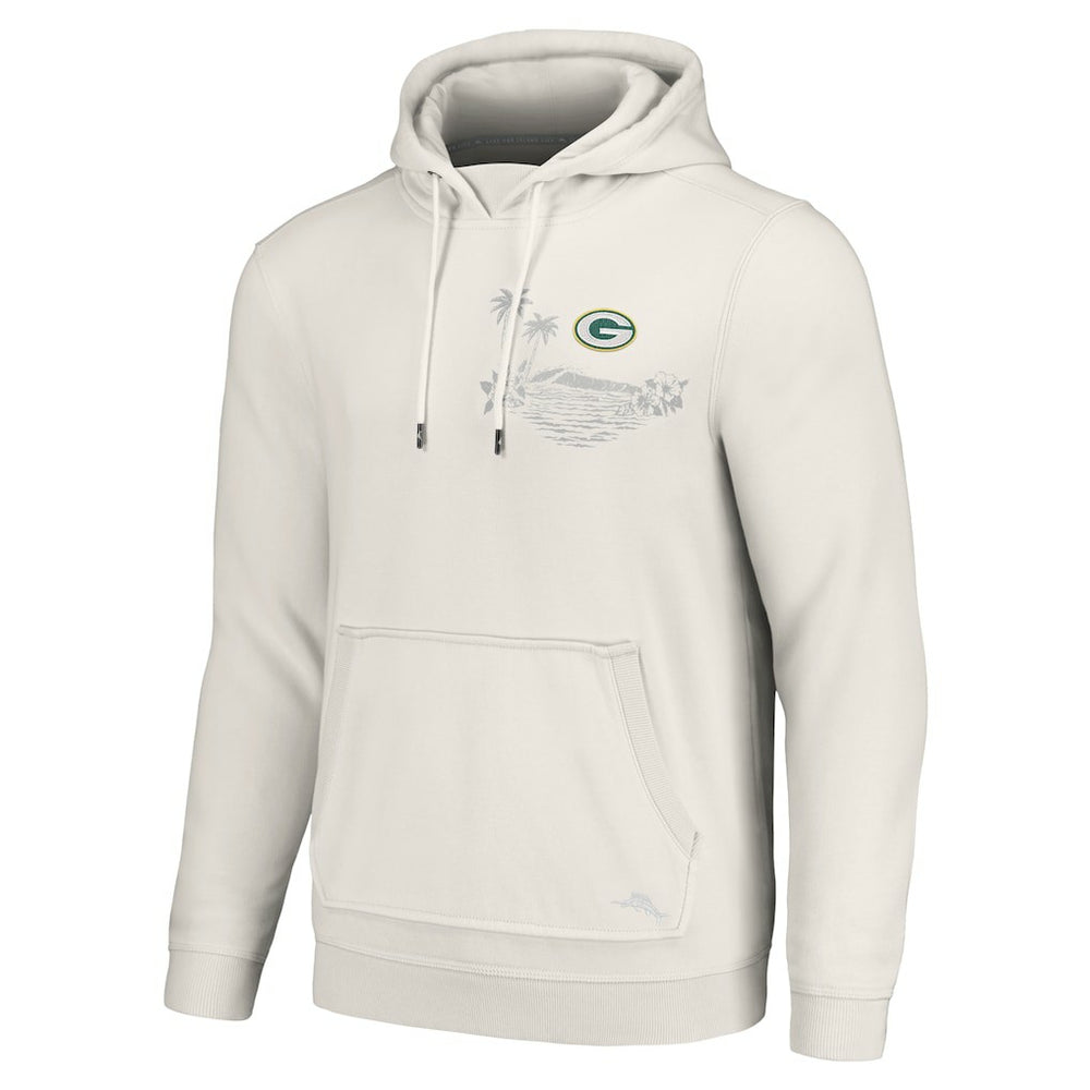 Green Bay Packers Home Game Pullover Hoodie - White Hoodies