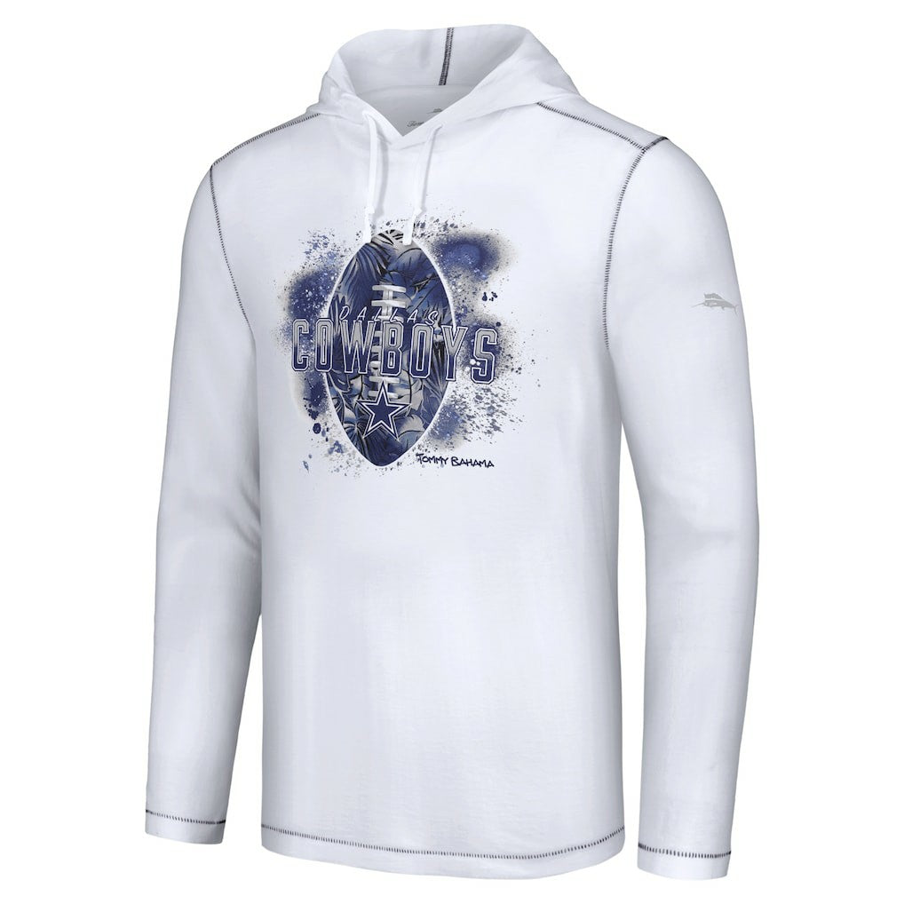 Dallas Cowboys Graffiti Touchdown Pullover Hoodie - White Hoodies