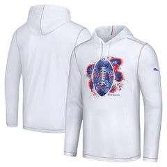 Buffalo Bills Graffiti Touchdown Pullover Hoodie - White Hoodies