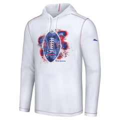 Buffalo Bills Graffiti Touchdown Pullover Hoodie - White Hoodies