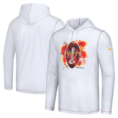 Kansas City Chiefs Graffiti Touchdown Pullover Hoodie - White Hoodies