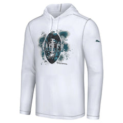 Philadelphia Eagles Graffiti Touchdown Pullover Hoodie - White Hoodies