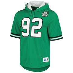 Reggie White Philadelphia Eagles Retired Player Name & Number Mesh Hoodie T-Shirt - Kelly Green Hoodies