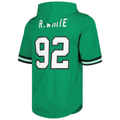 Reggie White Philadelphia Eagles Retired Player Name & Number Mesh Hoodie T-Shirt - Kelly Green Hoodies