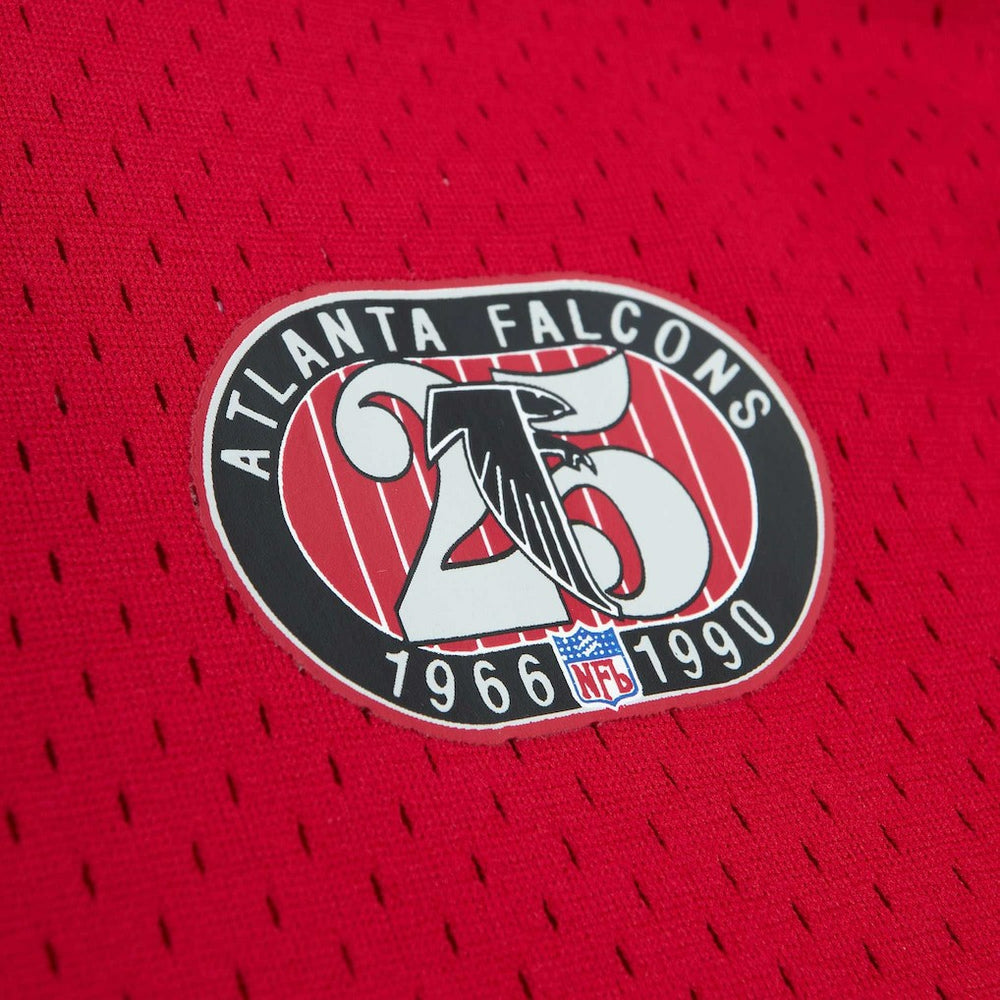 Deion Sanders Atlanta Falcons Retired Player Name & Number Mesh Top - Red Tops