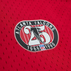 Deion Sanders Atlanta Falcons Retired Player Name & Number Mesh Top - Red Tops