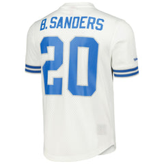 Barry Sanders Detroit Lions Retired Player Name & Number Mesh Top - White Tops