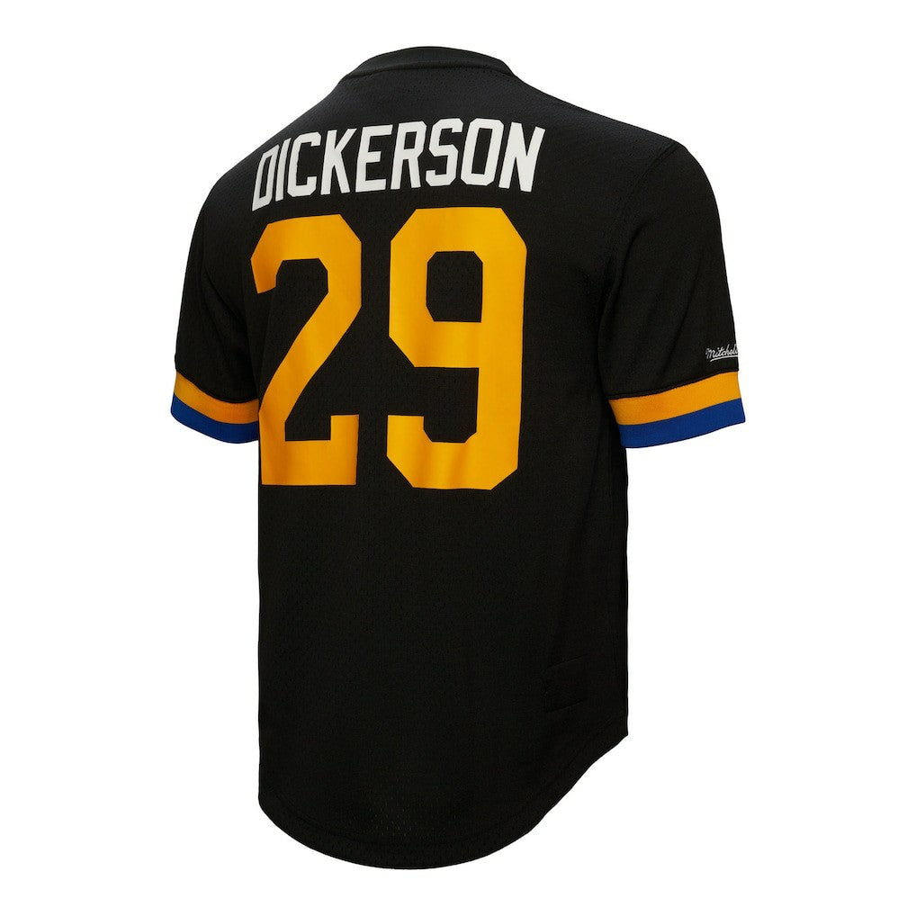 Eric Dickerson Los Angeles Rams Retired Player Name & Number Mesh Top - Black Tops