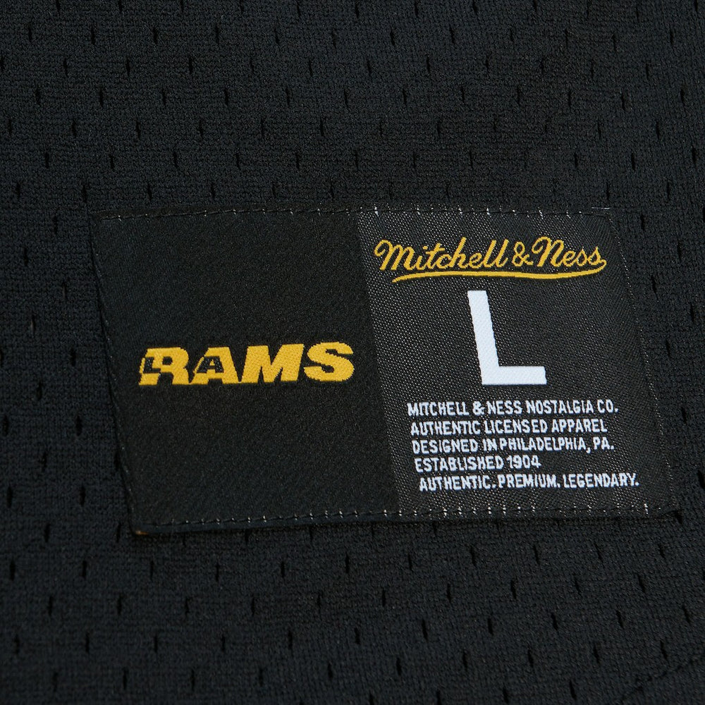 Eric Dickerson Los Angeles Rams Retired Player Name & Number Mesh Top - Black Tops