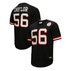 Lawrence Taylor New York Giants Retired Player Name & Number Mesh Top - Black Tops